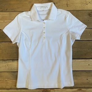 Nike Golf Dri-Fit Quarter Button-Up Polo size M